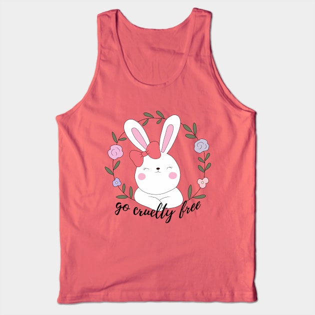 Easter - Go Cruelty Free Tank Top by valentinahramov